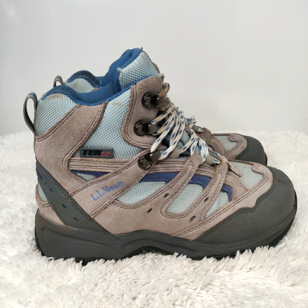 L.L. Bean Kids Boots in Blue and Gray
